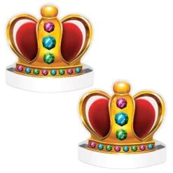 Mardi Gras King/Queen Crown Headband 8 Mardi Gras King/Queen Crown Headband -Bulk Party Supplies Shop 60993 i7
