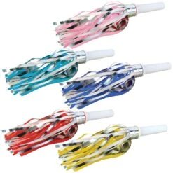 New Year's Eve Fringed Party Blowouts Assorted Colors (100 Per Case)