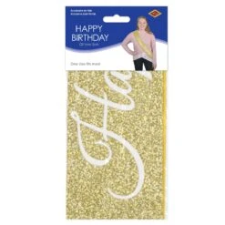 Happy Birthday Party Glittered Sash -Bulk Party Supplies Shop 66037 i3 3fb6a912 cff6 4eae 9382 b0039b38a731