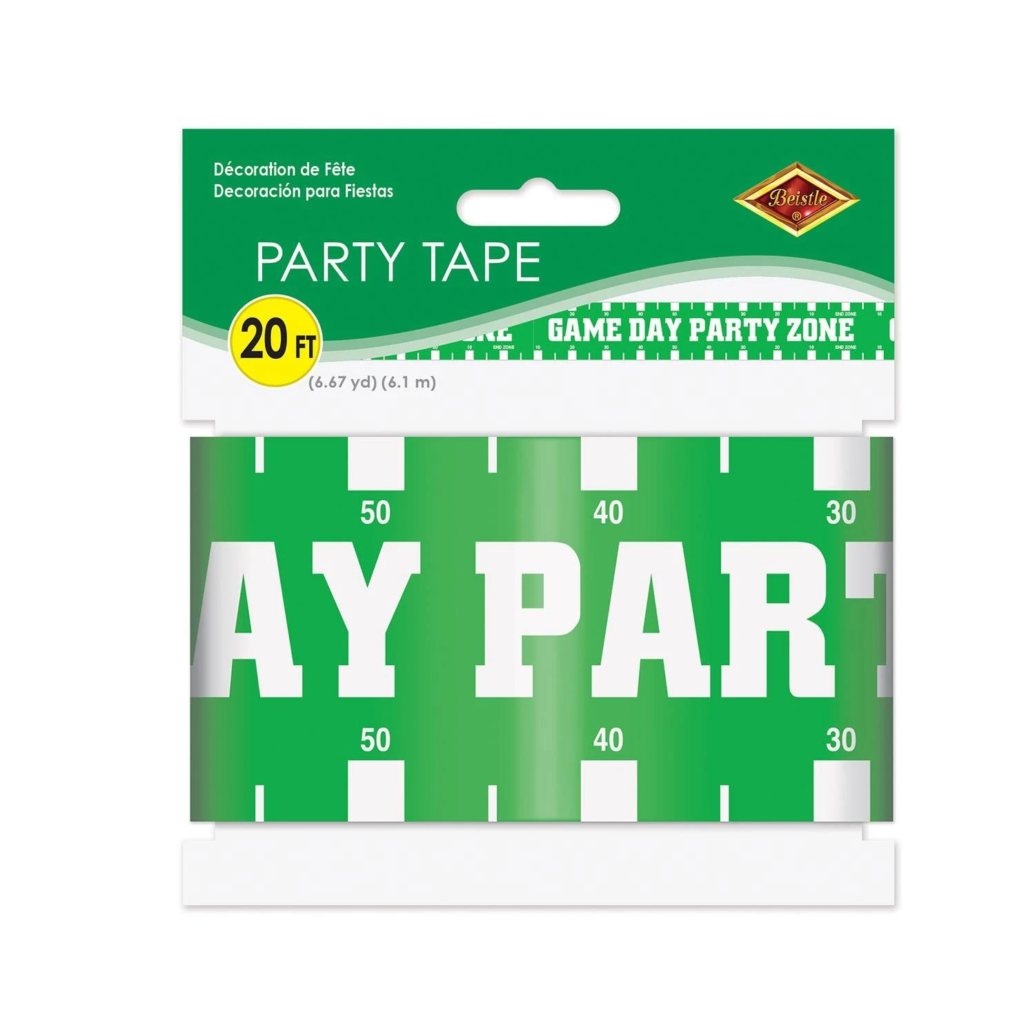 Game Day Party Zone Party Tape 2 Game Day Party Zone Party Tape - Image 2