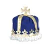 Royal King's Crown - Blue - Velvet-textured
