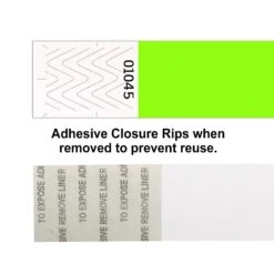 Solid Color Neon Lime Party Wristbands (600 Per Case) 8 Solid Color Neon Lime Party Wristbands (600 Per Case) -Bulk Party Supplies Shop 66175 NL i1