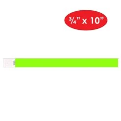 Solid Color Neon Lime Party Wristbands (600 Per Case) 13 Solid Color Neon Lime Party Wristbands (600 Per Case) -Bulk Party Supplies Shop 66175 NL i5