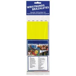 Solid Color Yellow Party Wristbands (600 Per Case) -Bulk Party Supplies Shop 66175 Y i3