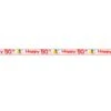 Happy 50th Birthday Party Tape 20 Ft Roll -Bulk Party Supplies Shop 66181 50