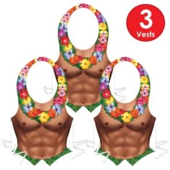 Luau Party Packaged Plastic Hula Hunk Vest -Bulk Party Supplies Shop 66251 i7 1