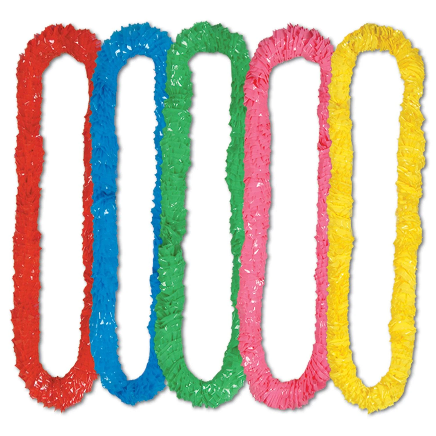 Luau Party Soft-Twist Poly Leis Assorted Colors (288 Per Case) 1 Luau Party Soft-Twist Poly Leis Assorted Colors (288 Per Case)