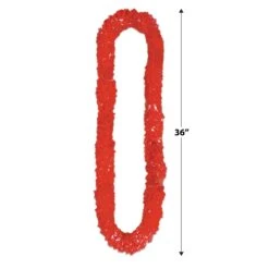 Luau Red Party Soft-Twist Poly Leis With Labeled Box (One Box Of 50) 11 Luau Red Party Soft-Twist Poly Leis With Labeled Box (One Box Of 50) -Bulk Party Supplies Shop 66355R50 i5