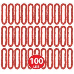 Luau Red Party Soft-Twist Poly Leis With Labeled Box (One Box Of 50) 13 Luau Red Party Soft-Twist Poly Leis With Labeled Box (One Box Of 50) -Bulk Party Supplies Shop 66355R50 i7 1