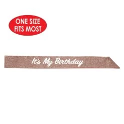 It's My Birthday Party Glittered Sash (6 Packages) -Bulk Party Supplies Shop 66509 i4 00d98121 251b 4d4e 81e4 95076227bf06
