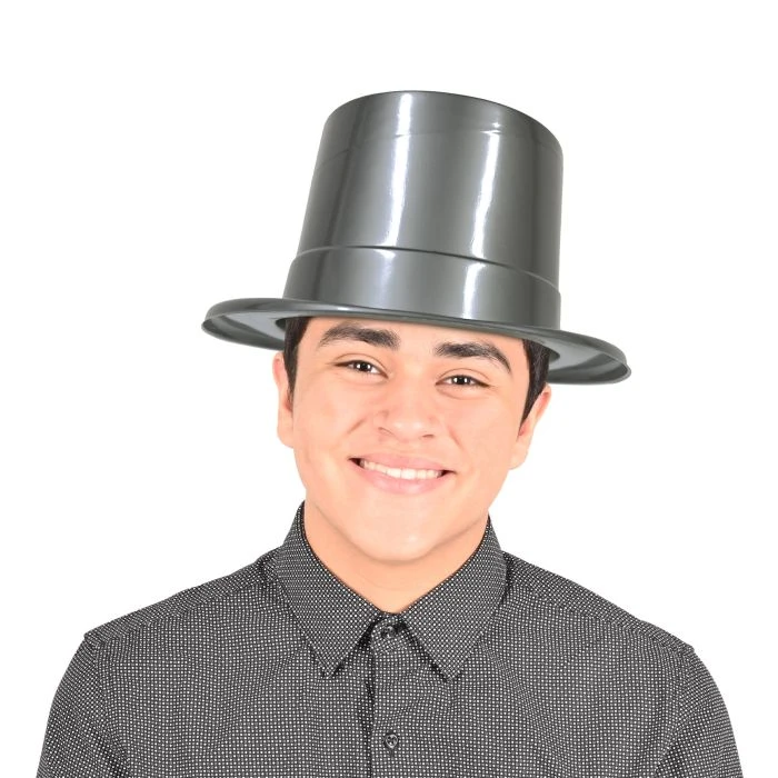 Silver Plastic Topper (Case Of 24) 2 Silver Plastic Topper (Case Of 24) - Image 2