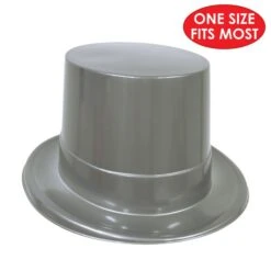 Silver Plastic Topper (Case Of 24) 7 Silver Plastic Topper (Case Of 24) -Bulk Party Supplies Shop 66624 S i5 silver plastic topper