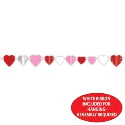Valentine's Day Heart Streamer -Bulk Party Supplies Shop 70021 i4