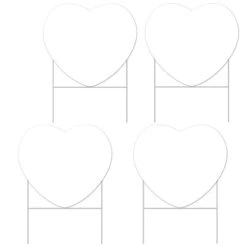 Valentine's Day Plastic Candy Heart Yard Signs (4 Per Package) -Bulk Party Supplies Shop 70574 i4