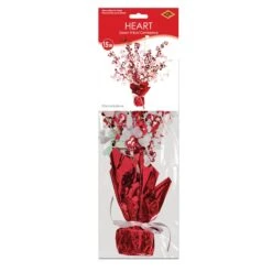 Valentine's Day Heart Gleam 'N Burst Centerpiece - Red & Opalescent -Bulk Party Supplies Shop 70805 i3