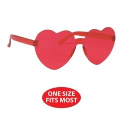 Heart Glasses (1 Per Package) -Bulk Party Supplies Shop 77137 i5 heart glasses