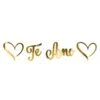 Foil Te Amo Streamer (1 Per Package) -Bulk Party Supplies Shop 77229