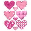 Valentine's Day Clings (9 Per Package) 10 Valentine's Day Clings (9 Per Package) -Bulk Party Supplies Shop 77320