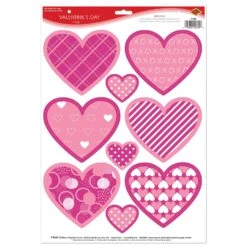 Valentine's Day Clings (9 Per Package) 26 Valentine's Day Clings (9 Per Package) -Bulk Party Supplies Shop 77320 i3
