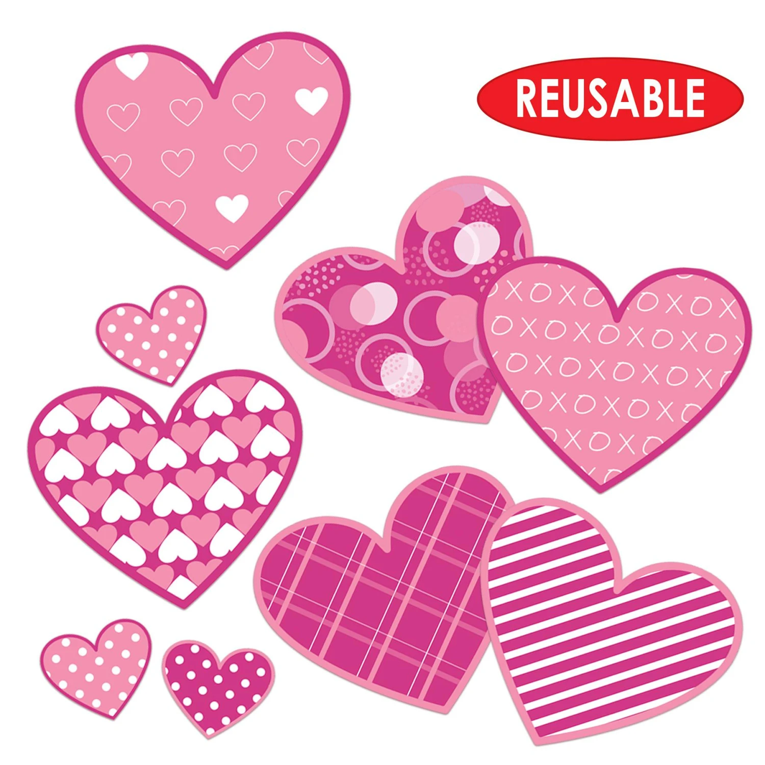 Valentine's Day Clings (9 Per Package) 14 Valentine's Day Clings (9 Per Package) - Image 14