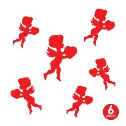 Valentine's Day Packaged Printed Cupid Cutouts (6 Per Package) -Bulk Party Supplies Shop 77644 i4