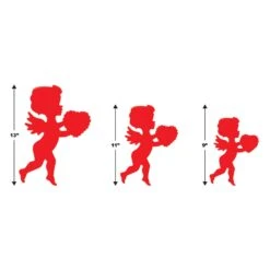 Valentine's Day Packaged Printed Cupid Cutouts (6 Per Package) -Bulk Party Supplies Shop 77644 i5
