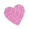 8.5 Inch- Valentine's Day Embossed Foil Heart Cutout- Pink -Bulk Party Supplies Shop 77791 EP