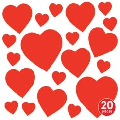 Valentine's Day Packaged Printed Heart Cutouts (20 Per Package) -Bulk Party Supplies Shop 77867 i4