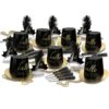 Hello New Year Black And Gold Party Kit For 50 People -Bulk Party Supplies Shop 80052 50
