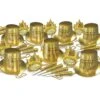 Golden New Year Party Kit For 50 -Bulk Party Supplies Shop 80061 GD50