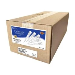 White New Year Silver Horns (100 Per Case) 10 White New Year Silver Horns (100 Per Case) -Bulk Party Supplies Shop 80177 S100 i3 1