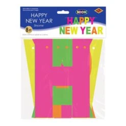 Neon Happy New Year Streamer (1 Per Package) -Bulk Party Supplies Shop 80240 i3 neon happy new year streamer