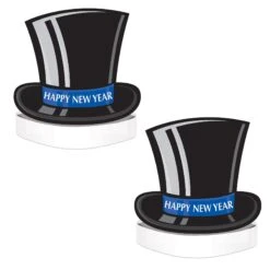 Happy New Year Top Hat Headband -Bulk Party Supplies Shop 80821 i7