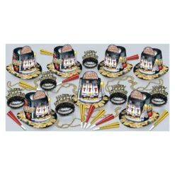 Jackpot New Year New Year's Eve Party Kit For 50 People