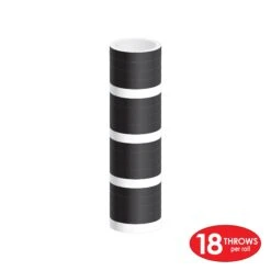 New Year's Eve FR Serpentine Throws- Black & White (18 Per Roll) -Bulk Party Supplies Shop 88005 BKW i4