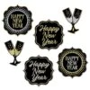 New Year Cutouts (6 Per Package) -Bulk Party Supplies Shop 88017 BKGDS