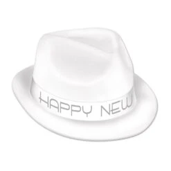 New Year's Eve Chairman White Hat (25 Per Case)
