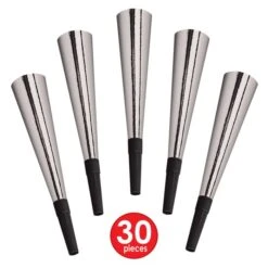 Silver Entertainer New Year's Eve Party Kit For 50 People -Bulk Party Supplies Shop 88263BKS50 i4 3 silver entertainer asst for 50