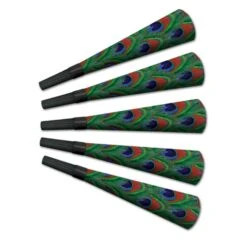 Peacock Horns New Years Eve Noisemakers And Blowouts (100 Per Case)