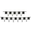 Happy New Year Tassel Streamer- Black And Silver 3 Happy New Year Tassel Streamer- Black And Silver -Bulk Party Supplies Shop 88315 BKS