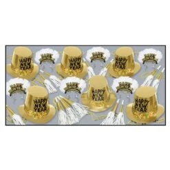 Gold Rush Party Kit For 25 People