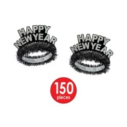 The Great New Year Party Kit For 300- Silver -Bulk Party Supplies Shop 88525BKS300 i4 4