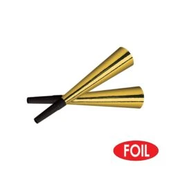 Sparkling Gold New Years Party Horns (100 Per Case) 8 Sparkling Gold New Years Party Horns (100 Per Case) -Bulk Party Supplies Shop 88568 100 i4 1
