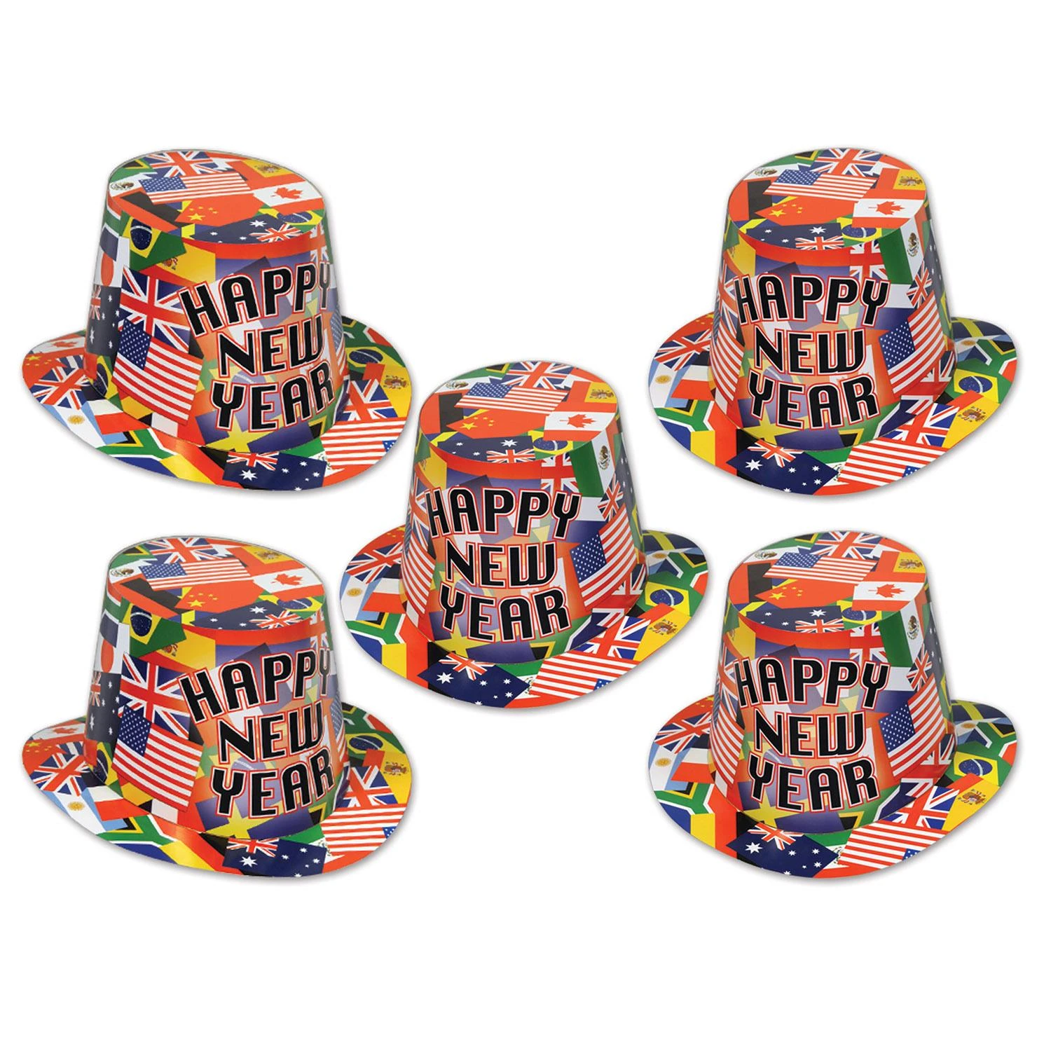 International New Years Party Hi-Hat (25 Per Case) 1 International New Years Party Hi-Hat (25 Per Case)