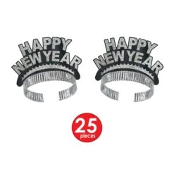 Swing Silver New Year's Eve Party Kit For 50 People -Bulk Party Supplies Shop 88595BKS50 i4 2