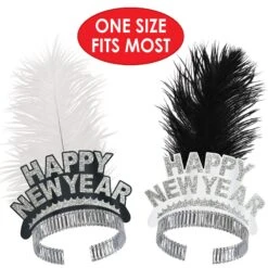 New Year's Eve Chicago Swing Tiara -Bulk Party Supplies Shop 88764 50 i5