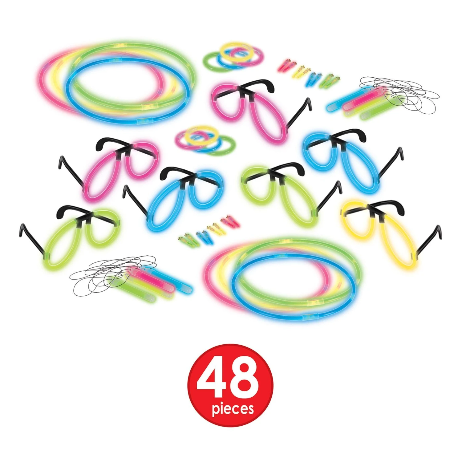 Neon Glow Chairman New Year's Eve Party Kit For 50 People 6 Neon Glow Chairman New Year's Eve Party Kit For 50 People - Image 6