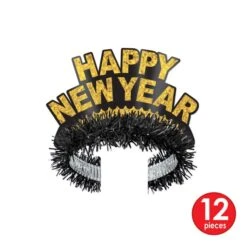 Gold Legacy New Year's Eve Party Kit For 25 People -Bulk Party Supplies Shop 88780BKG25 i4 2 gold legacy asst for 25