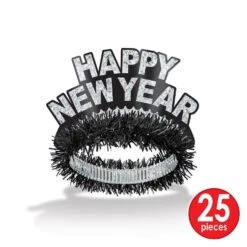 Silver Legacy New Year's Eve Party Kit For 50 People -Bulk Party Supplies Shop 88780BKS50 i4 2