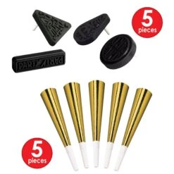 New Year's Eve Gold Legacy Party Kit For 10 12 New Year's Eve Gold Legacy Party Kit For 10 -Bulk Party Supplies Shop 88780NRBKG i4 2